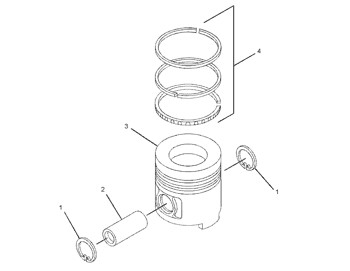 2344814 Piston Engine 234-4814 Ring Tak4262 Piston Liner Kit Cylinder Liner Tak-4262