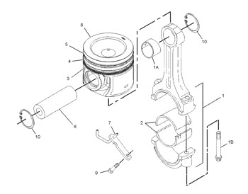 238-2698 Ring Rs2382698 Ring Set Piston Engine 116-8154 Cylinder Liner 1168154 Piston A