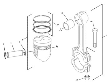 217-1456 Engine 4P8132 Piston Body W/O Pin Cylinder Liner 2171456 Ring Kit Ring 4P-8132