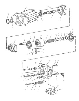 191-5603TRACK-TYPE TRACTOR  D7H   D7R   D8N   Engine 9T8647 Pump Group Piston Cylinder Liner 1915603 Piston Ring 9T-8647