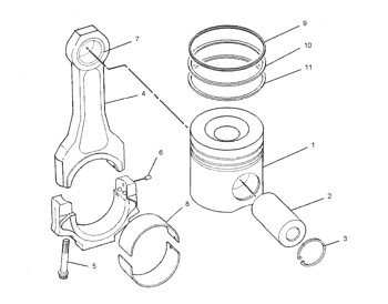 161-8919 Ring 1618919 Motor Group Piston Engine 152-1390 Cylinder Liner 1521390 Piston A