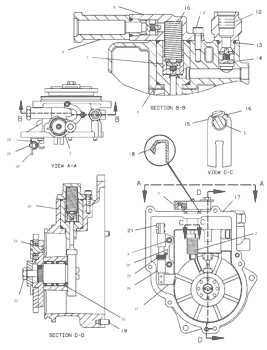 4T-3272 Engine 1T1426 Piston Lockup Clutch Cylinder Liner 4T3272 Piston As Ring 1T-1426
